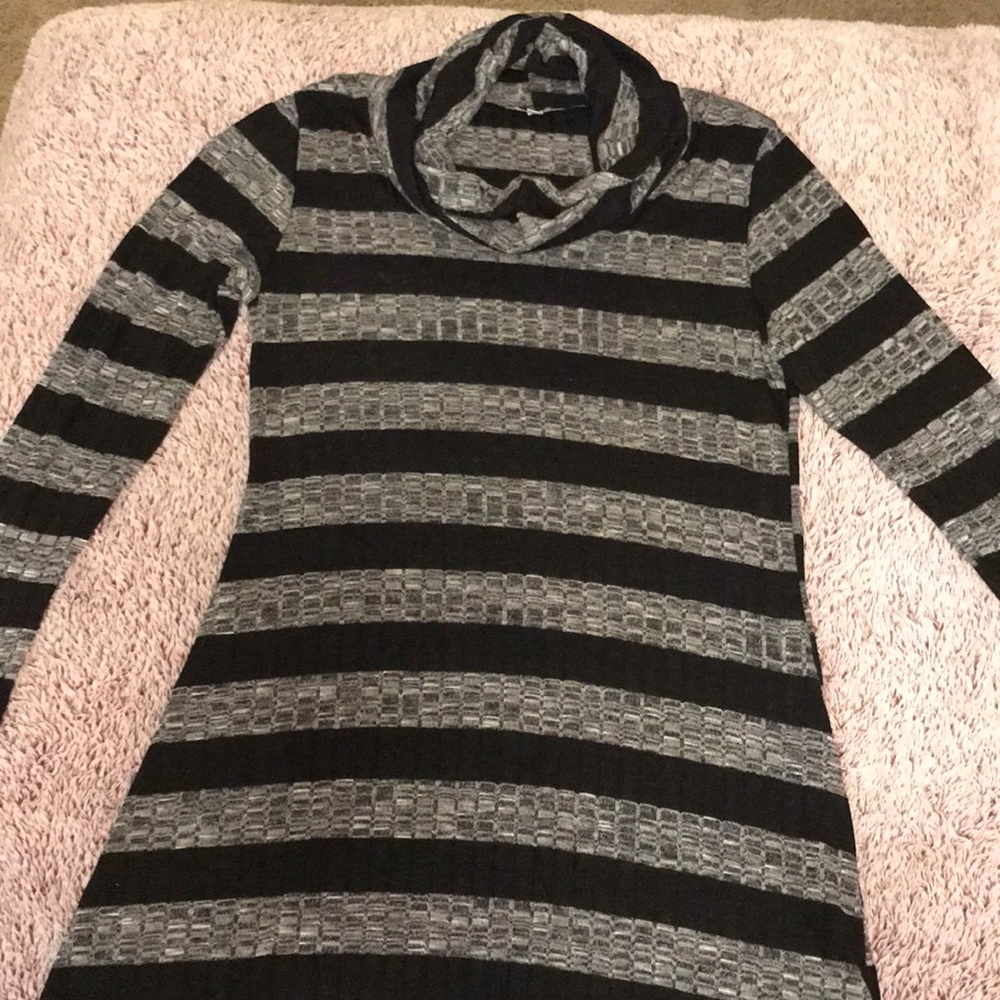 Charlotte Russe long sleeve striped dress